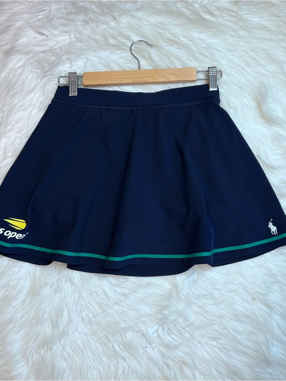 Polo Ralph Lauren US Open Tennis Skirt Skort Women's XS 2025 Preppy Navy Green